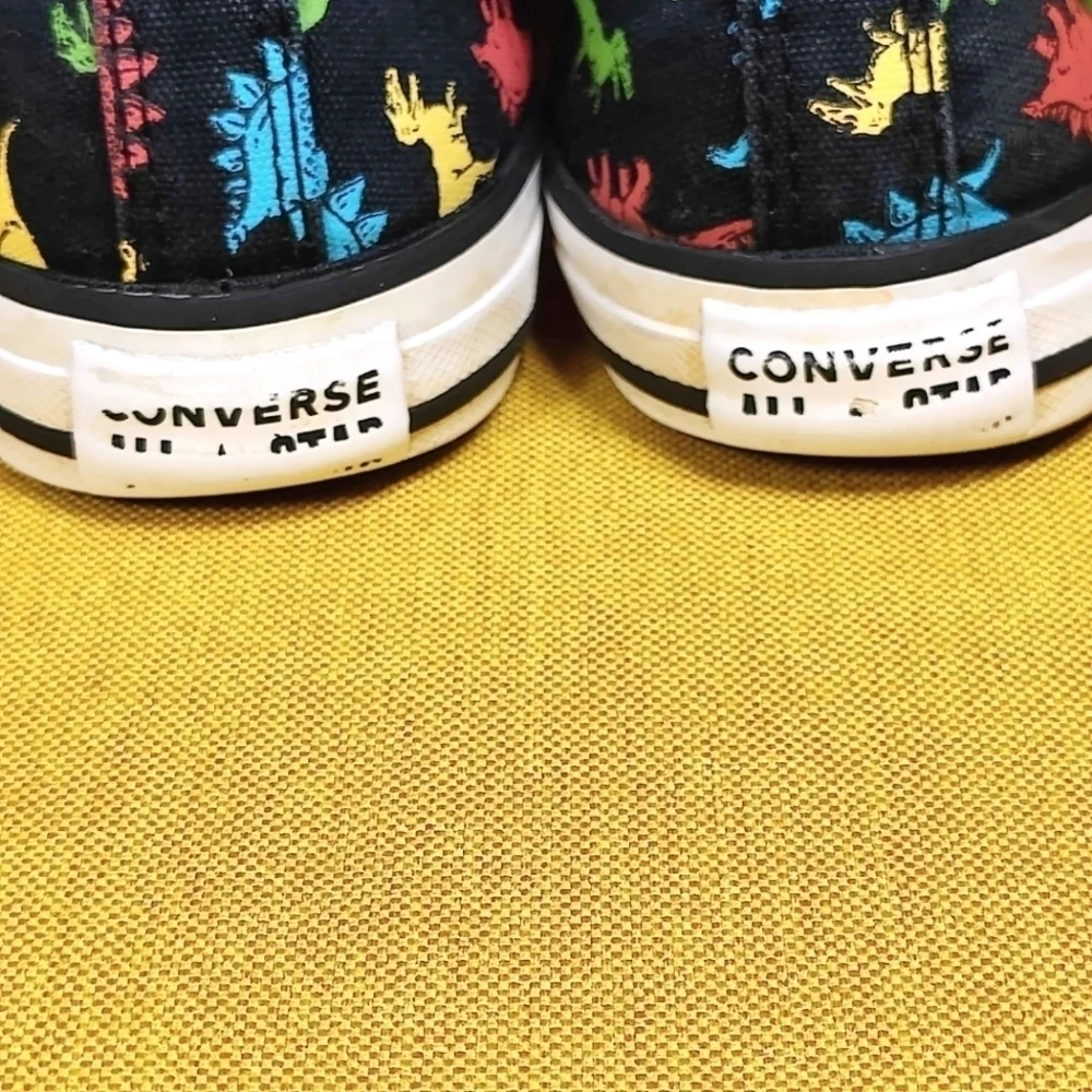 Converse Chuck Taylor All Stars Hi Dinosaurs Sneakers Youth Boy's Size 2